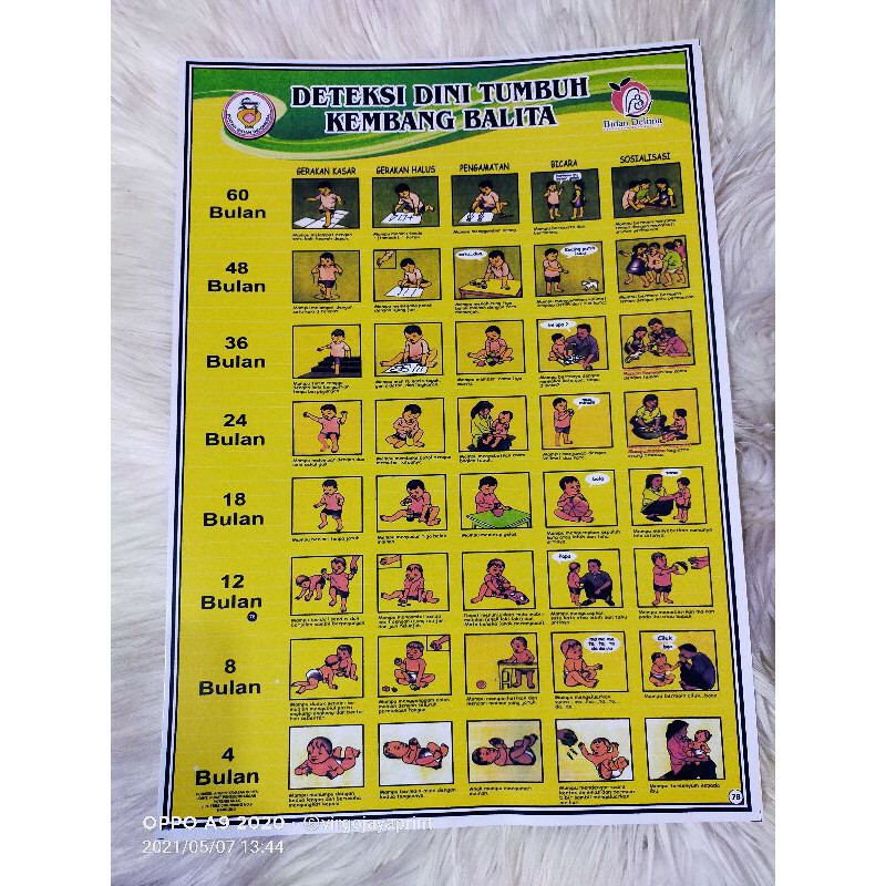 Jual 78 POSTER DETEKSI TUMBUH KEMBANG BALITA | Shopee Indonesia