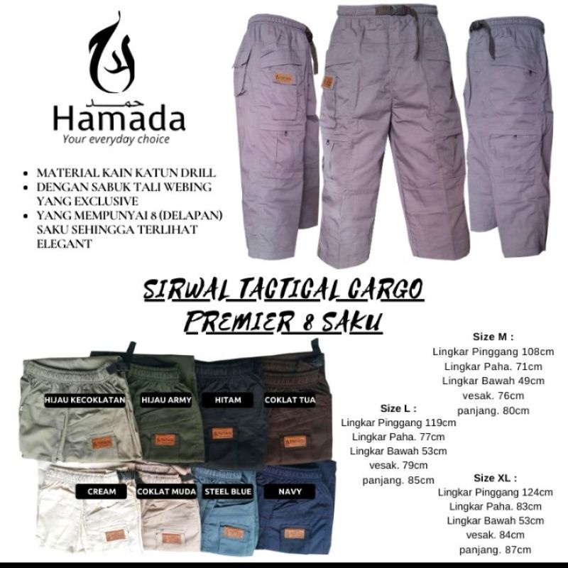 Jual CELANA SIRWAL TACTICAL CARGO PREMIER 8 SAKU CINGKRANG | Shopee ...