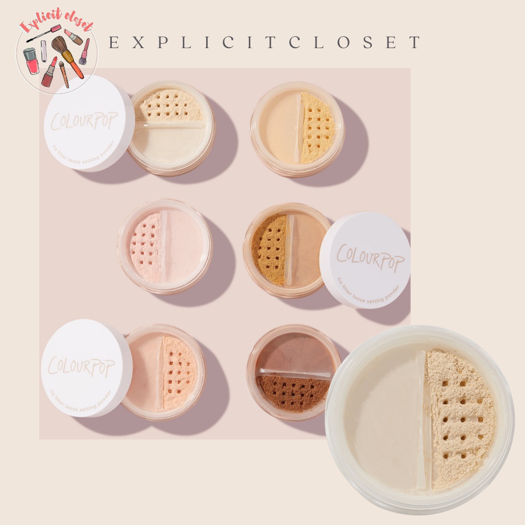 Jual COLOURPOP No Filter Loose Setting Powder (NEW EDITION) | Shopee ...