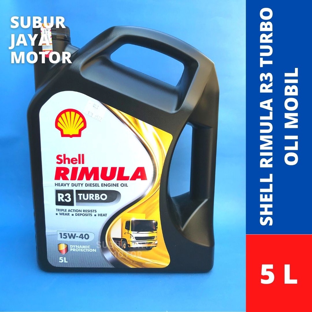 Jual SHELL Rimula R3 Turbo 15W-40 Oli Pelumas Mesin Mobil Heavy Duty ...