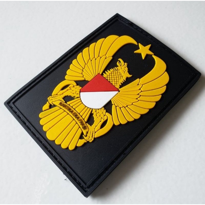 Jual patch rubber logo ekapaksi tni kotak besar 8 x 4/rubber patch tni ...