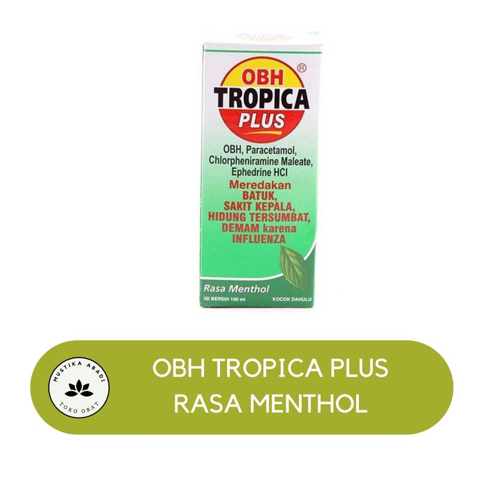Jual OBH Tropica Plus Meredakan Batuk Flu & Demam | Shopee Indonesia