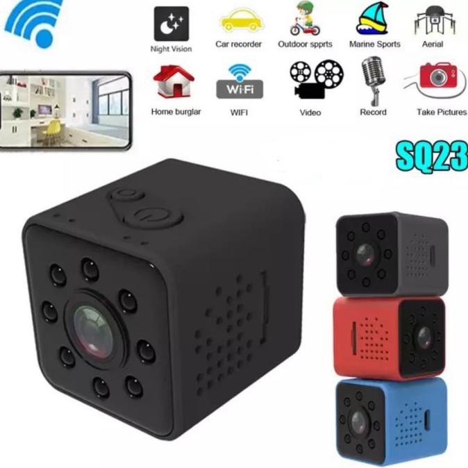 Jual Spy Cam Kamera Pengintai SQ23 Mini Dv Wifi Action Camera Night