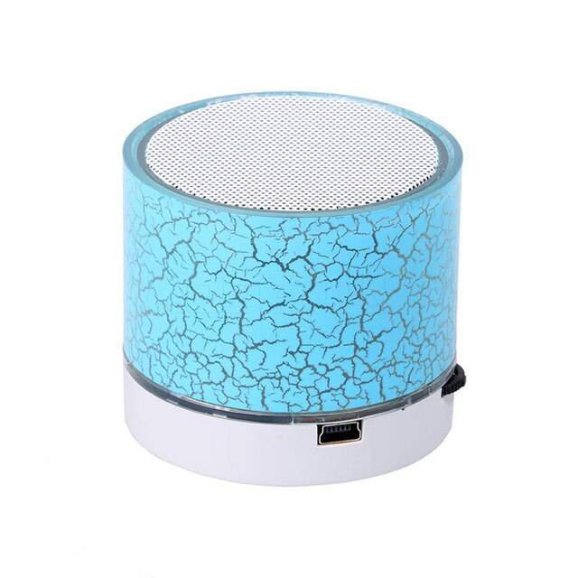 Jual Speaker Bluetooth S Creck Effect Motif Retak Mini S Lampu Led