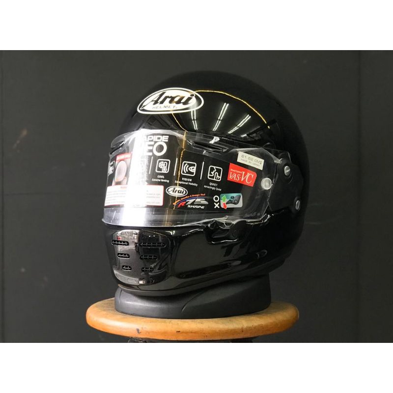 Jual Helm Full Face Arai Rapid Neo Classic Glass Black SNI Japan ...