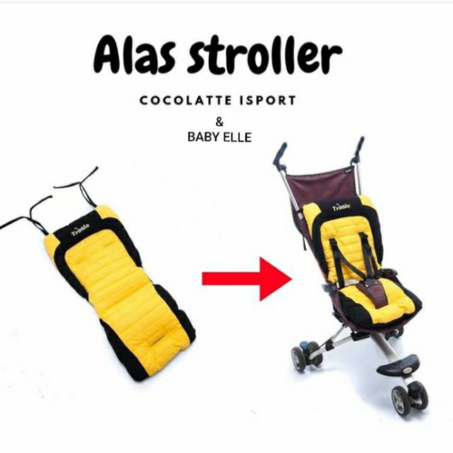 Alas Stroller Chocolatte Isport Alas stroller baby elle Alas Stroller iflex Alas Seat pad