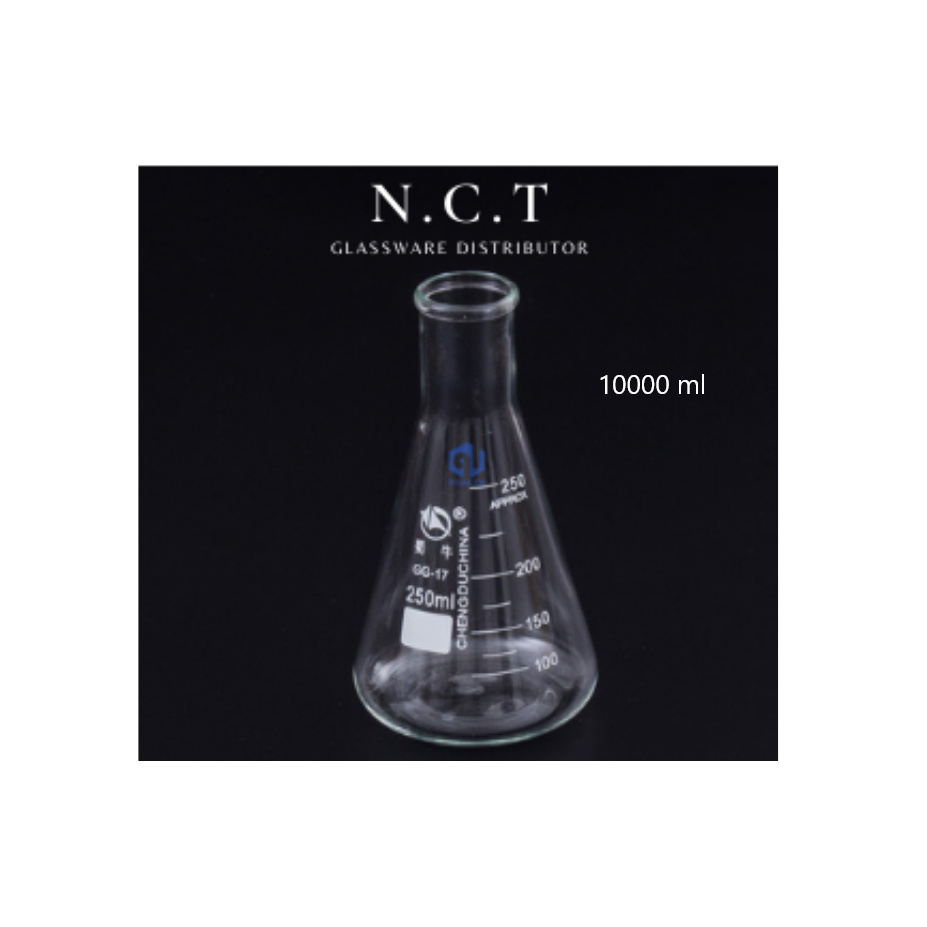 Jual SHUNIU Labu Erlenmeyer Narrow Neck 10000 ml | Shopee Indonesia