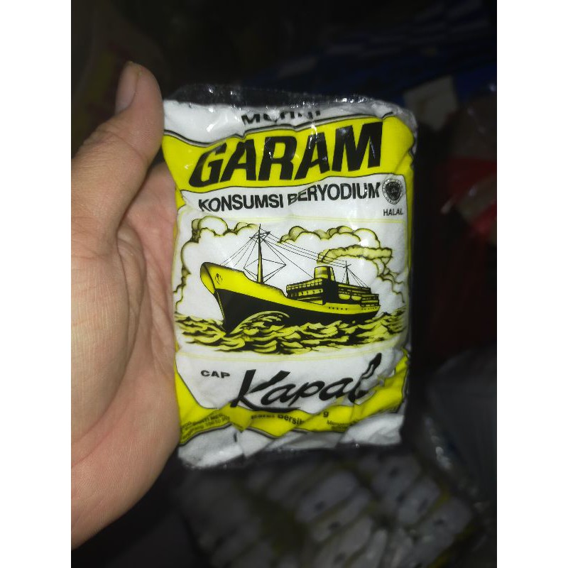 Jual Garam Dapur Cap Kapal Kemasan 250 Gram | Shopee Indonesia