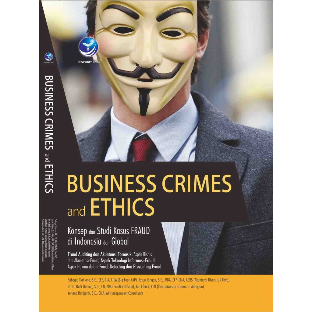 Jual BUKU BISNIS DAN EKONOMI ORI- Business Crimes And Ethics, Konsep ...