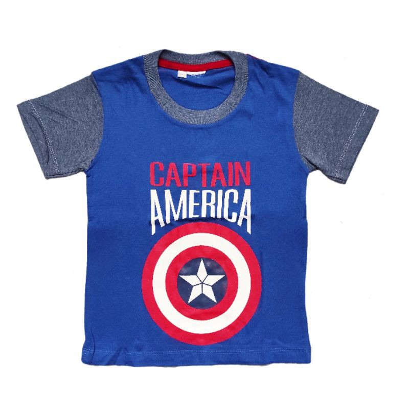 T-shirt Marvel Captain America Pour Homme - Bleu - Taille XS - État Parfait