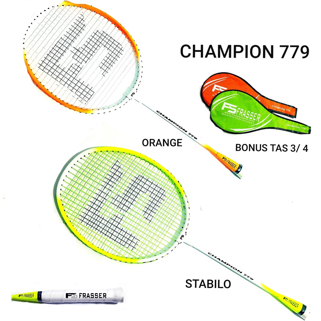 Jual Frasser Raket Badminton Bulutangkis Champion 779 | Shopee Indonesia