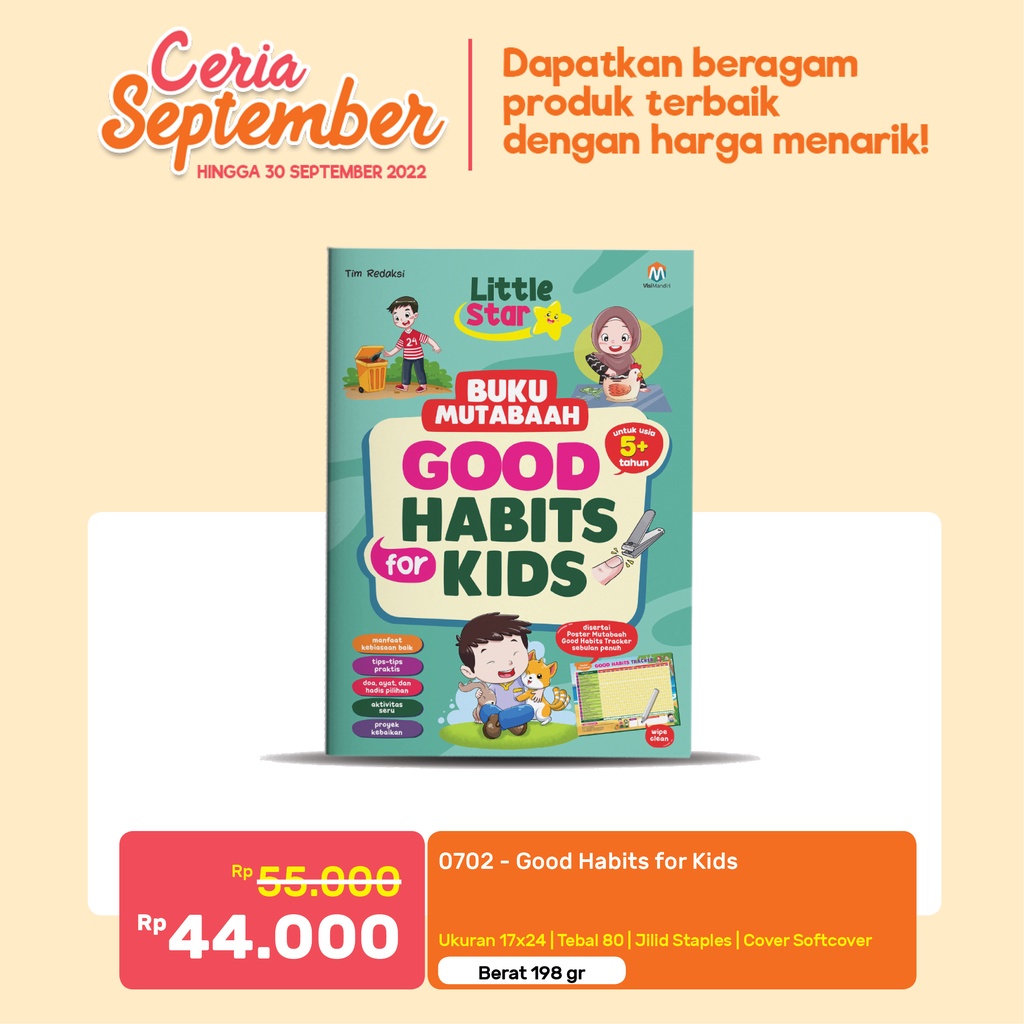 Jual Bluescorner Books - ZiyadBooks - Good Habits For Kids Buku Daily ...