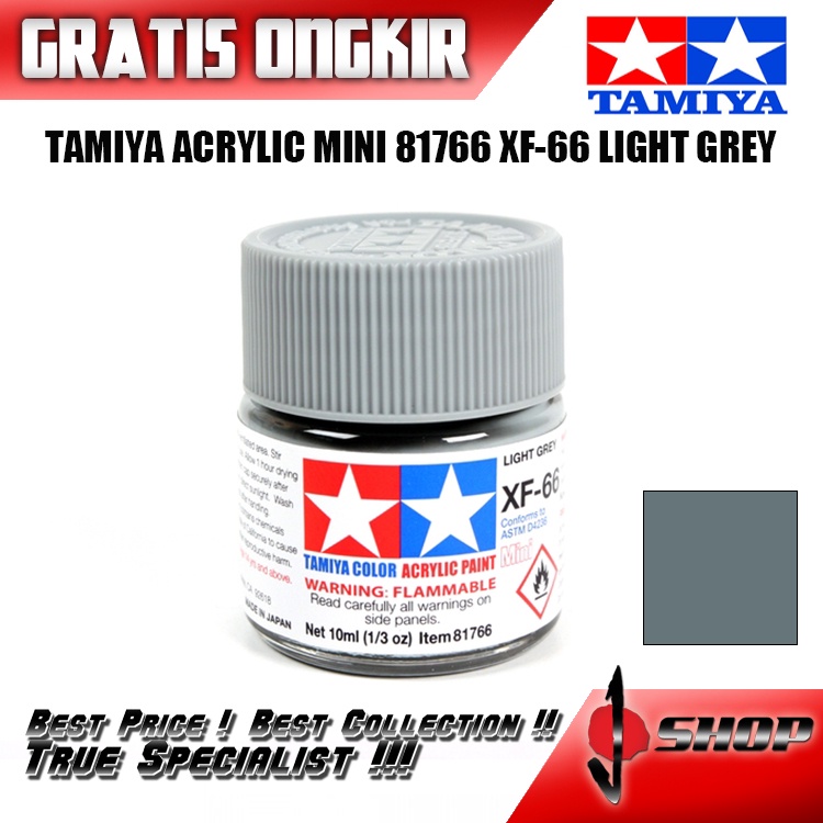 Jual TAMIYA ACRYLIC MINI 81766 XF-66 LIGHT GREY | Shopee Indonesia