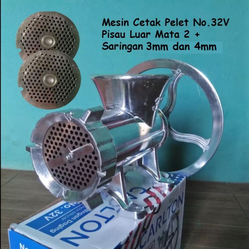 Jual Mesin Cetak Pelet Voer No 32 Paket Mesin Pencetak Pakan Voer