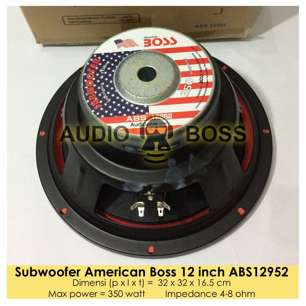 Subwoofer cheap american boss