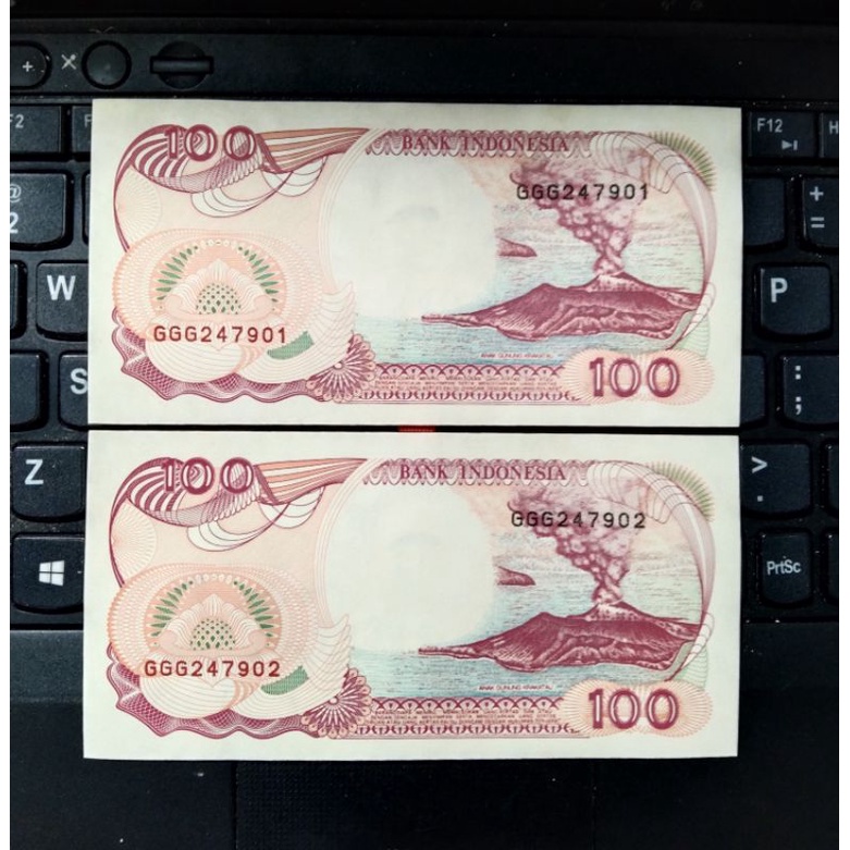 Jual Uang Kuno Solid Prefik 100 Rupiah pinisi GGG | Shopee Indonesia