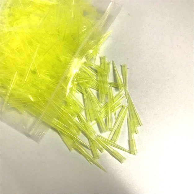 Jual Yellow Tips micropipette 200 uL pipet tips microtips 1000/pk ...