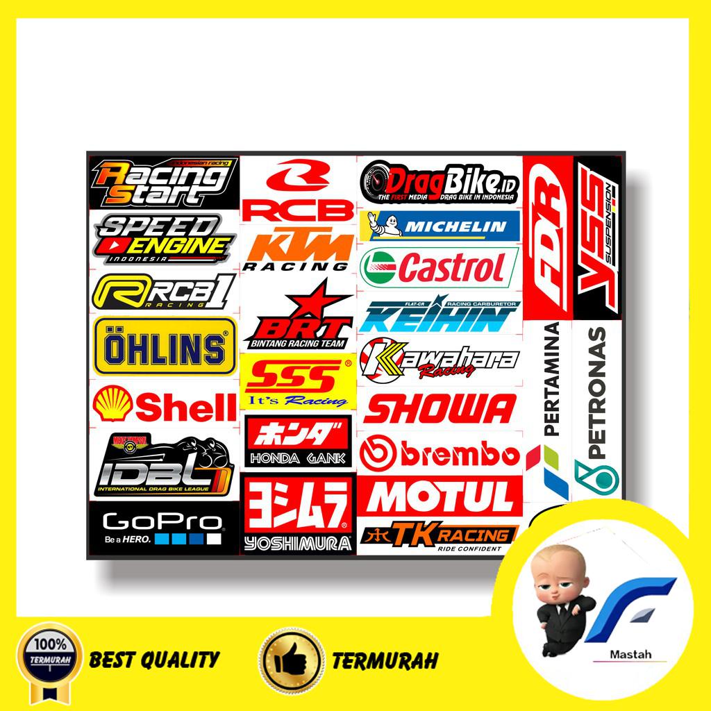 Jual Stiker Racing / Stiker Motor / Isi 27, 29, 30 - RCB Racing Start ...