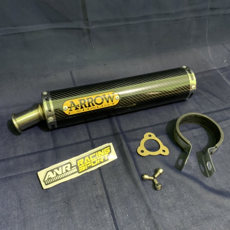 Jual Silincer Knalpot Arrow Carbon Ninja R RR Fizr Rxking Satria 2Tak ...