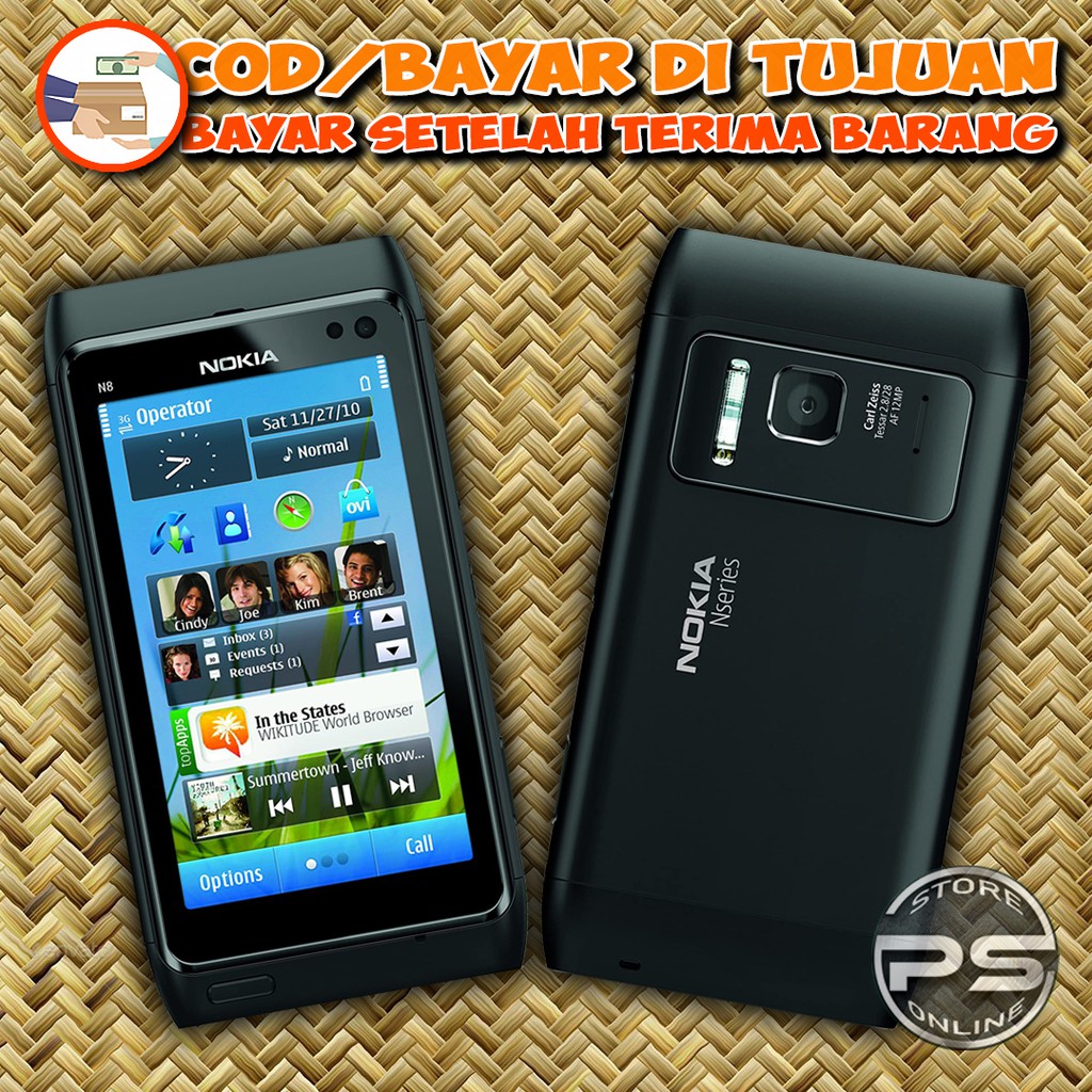 Jual Nokia N8 Layar Sentuh - Jadul - Layar Sentuh Symbian - Aplikasinya
