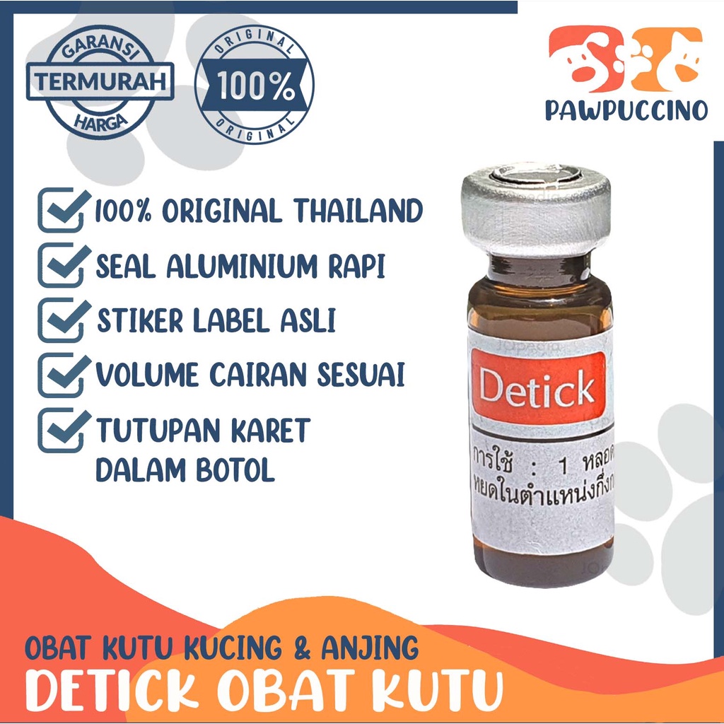 Jual Obat Kutu Kucing Anjing Detick Ml Shopee Indonesia