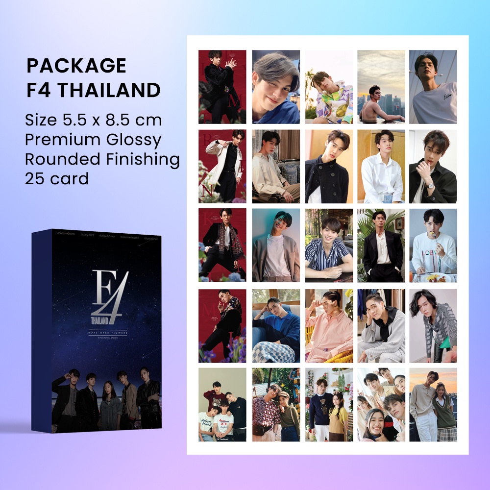 Jual Unofficial Photocard Pack F4 Thailand BrightWin Dew Nani