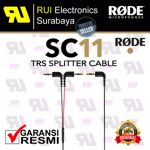 Jual RODE SC11 TRS Splitter Cable | Shopee Indonesia