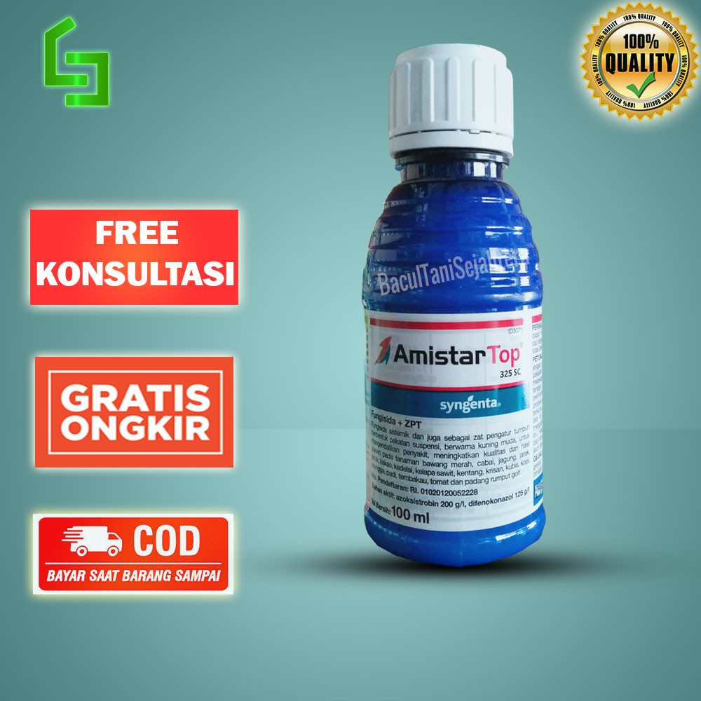 Jual Amistartop Sc Ml Fungisida Syngenta Amistartop Pencegah