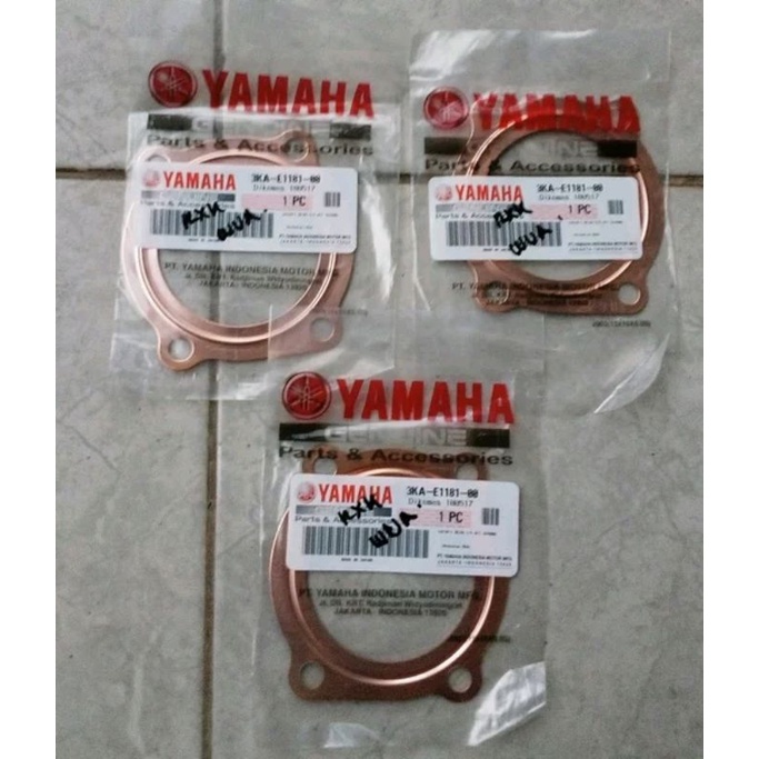 Jual PERPAK TEMBAGA YAMAHA ORIGINAL BLOK KOP RX KING | Shopee Indonesia