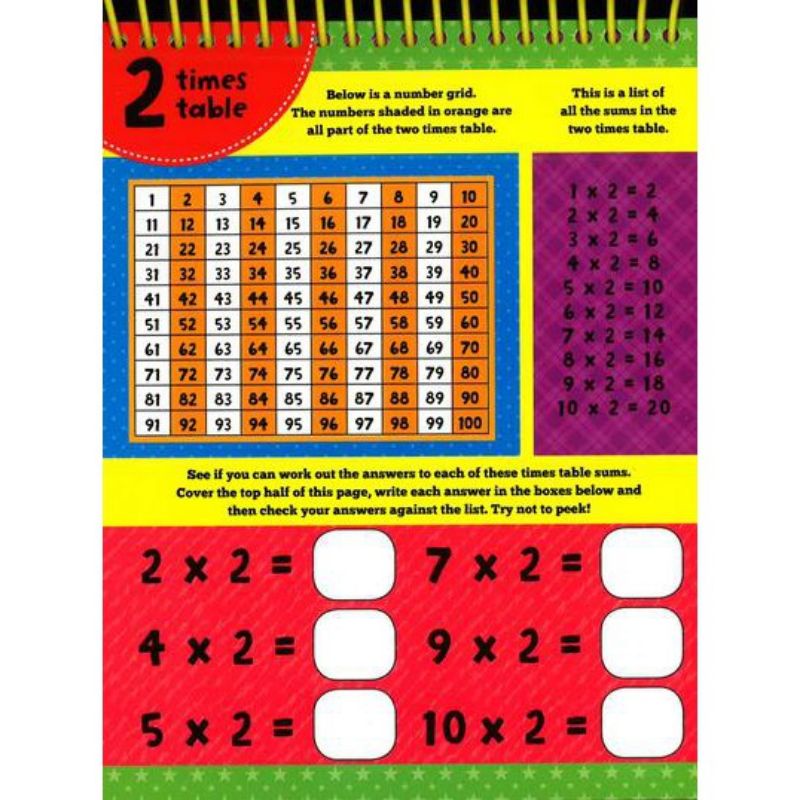 Jual Wipe and clean Time tables first learning | Shopee Indonesia