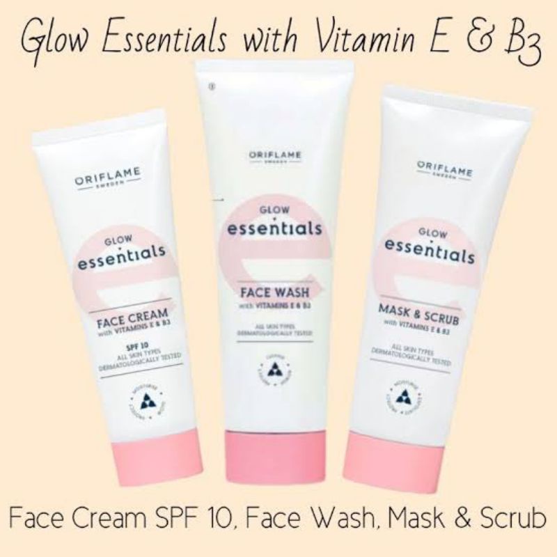 Jual KA46 glow essentials face Cream / glow essentials face wash