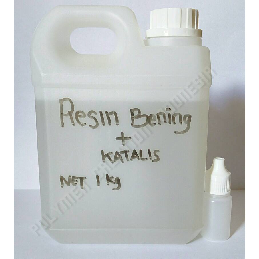 Jual Resin Bening 108 Plus Katalis Ukuran 1kg Shopee Indonesia