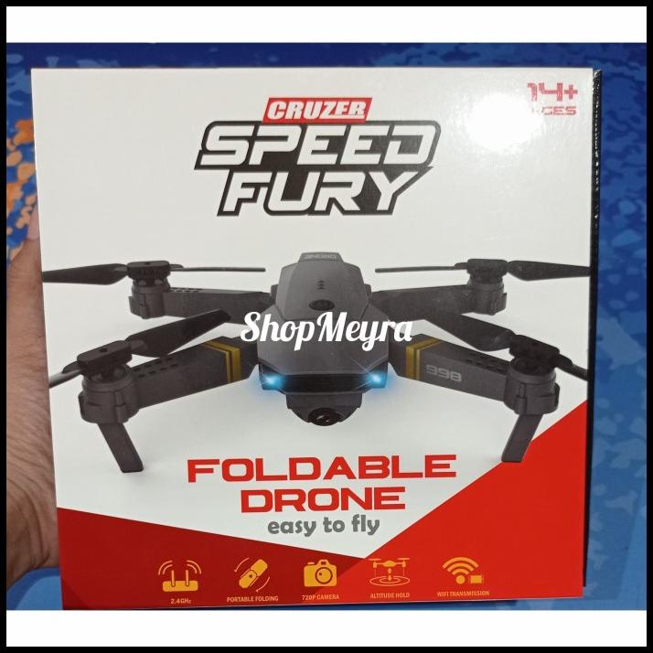 Jual Cruzer Speed Fury Foldable Drone - Original | Shopee Indonesia