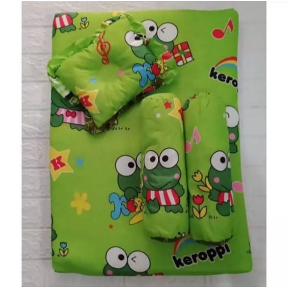 Jual rsv_retro Sofa bayi karakter anak warna hijau biru / Promo tempat