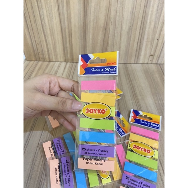 Jual Memo Sticky Note Kecil isi 7 warna / Memo Sticky Note Kecil