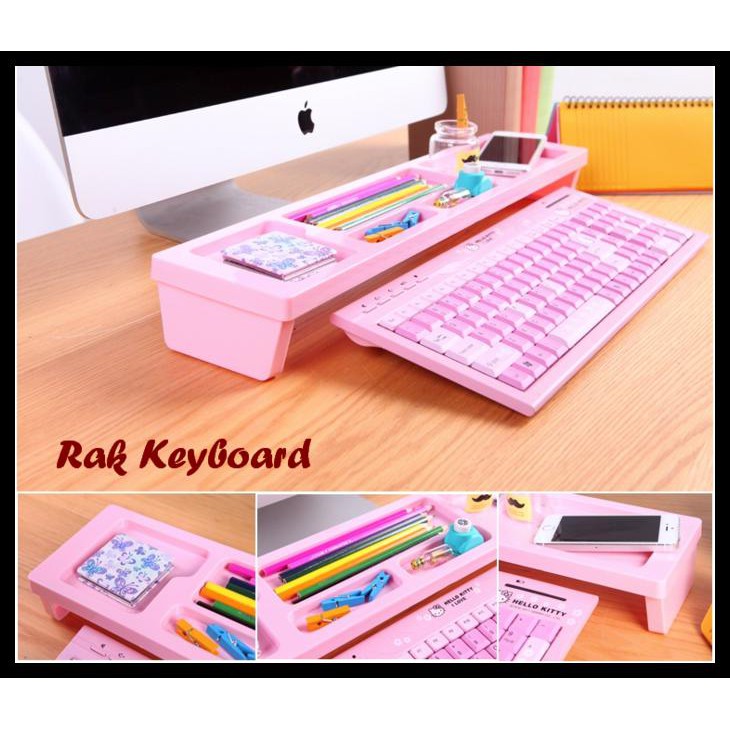 Jual Harga Rak Keyboard Unik, Tempat Alat Tulis Dipasang Di Depan ...