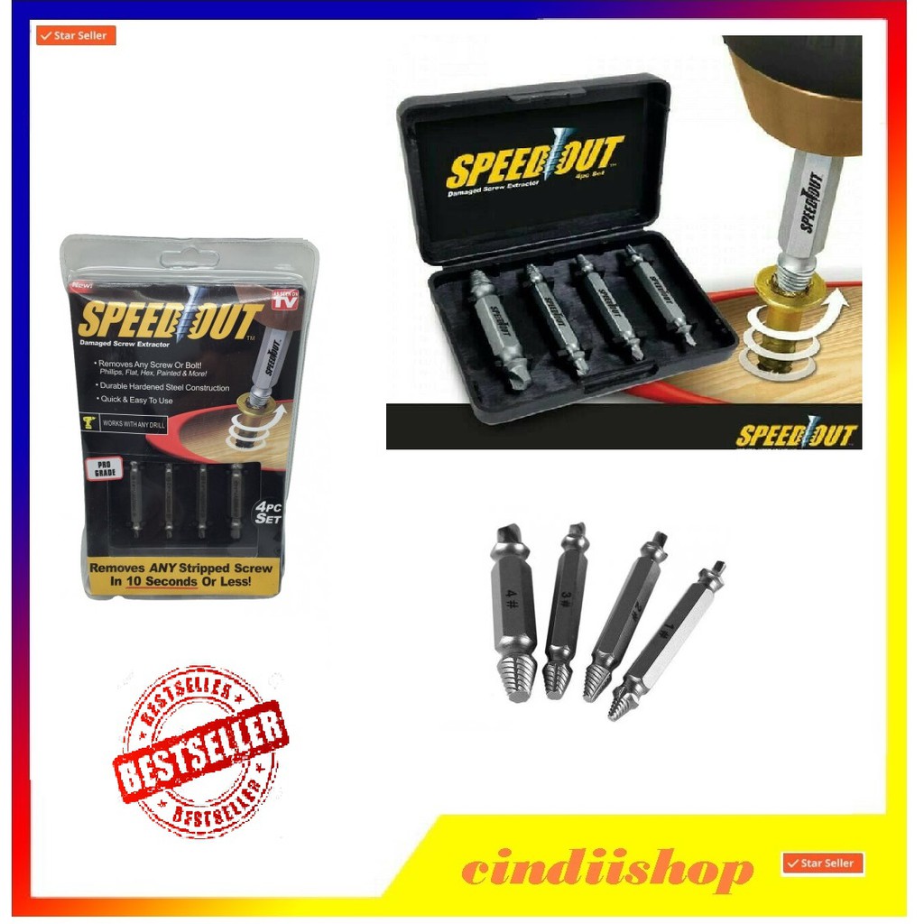 Jual Speed Out Tools Pembuka Baut Rusak Alat Tukang SpeedOut | Shopee ...