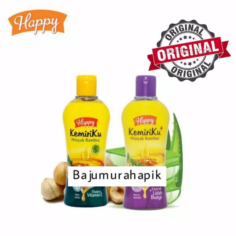 Jual Happy Minyak Kemiri/ Kemiriku Minyak Rambut | Shopee Indonesia