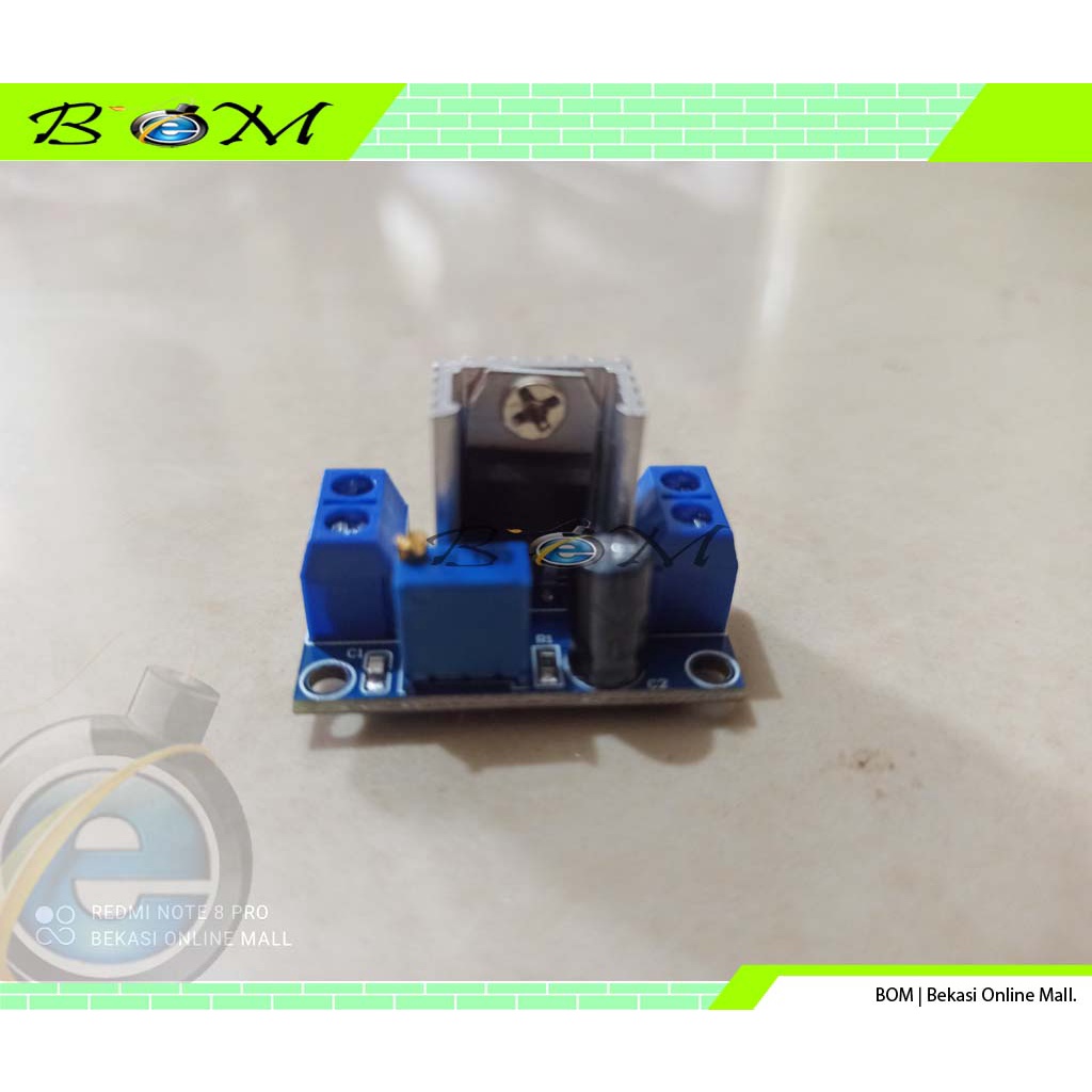 Jual Modul kit rangkaian Lm317 Power Supply DC adjustable pengatur