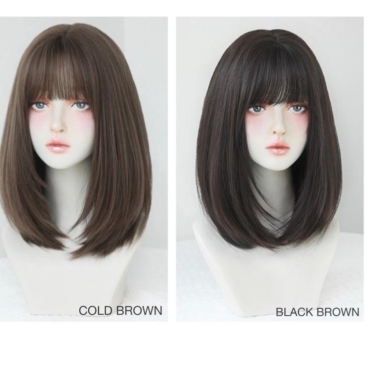 Jual Full Wig Korean Layer Blow Cm Mj Ku Terbaru Shopee Indonesia