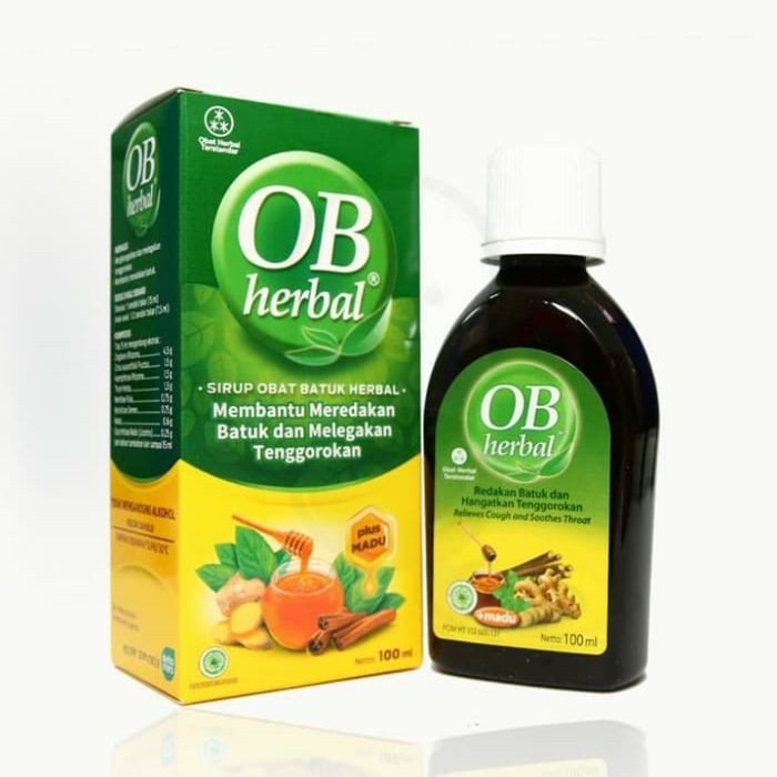 Jual Ob Herbal Dewasa Ml Sirup Jamu Obat Batuk Tradisional Alami