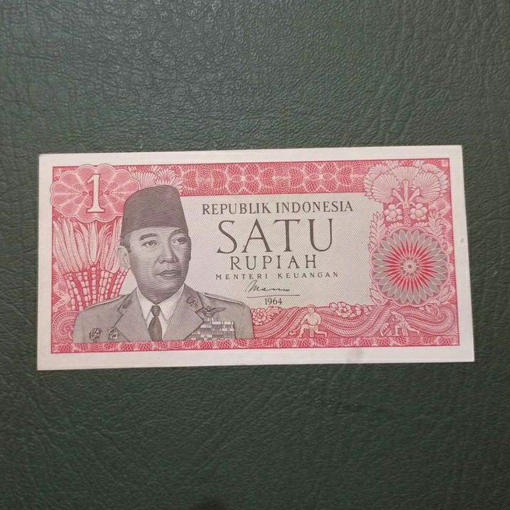 Jual Asli UKI Rp. 1 rupiah seri Soekarno tahun 1964 | Shopee Indonesia