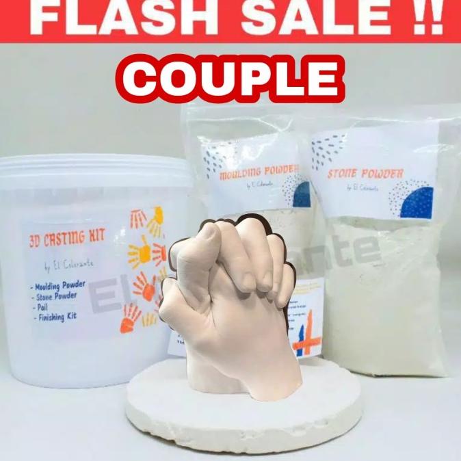 Jual DIY HAND CASTING KIT HANDCASTING KIT CETAKAN TANGAN 3D Casting Kit ...