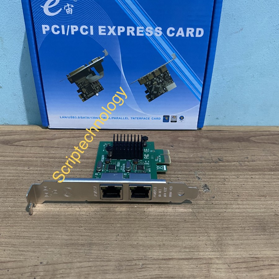 Jual Pci E Lan Card Gigabit 2 Port Pci Express Lan Card Gigabit Dual