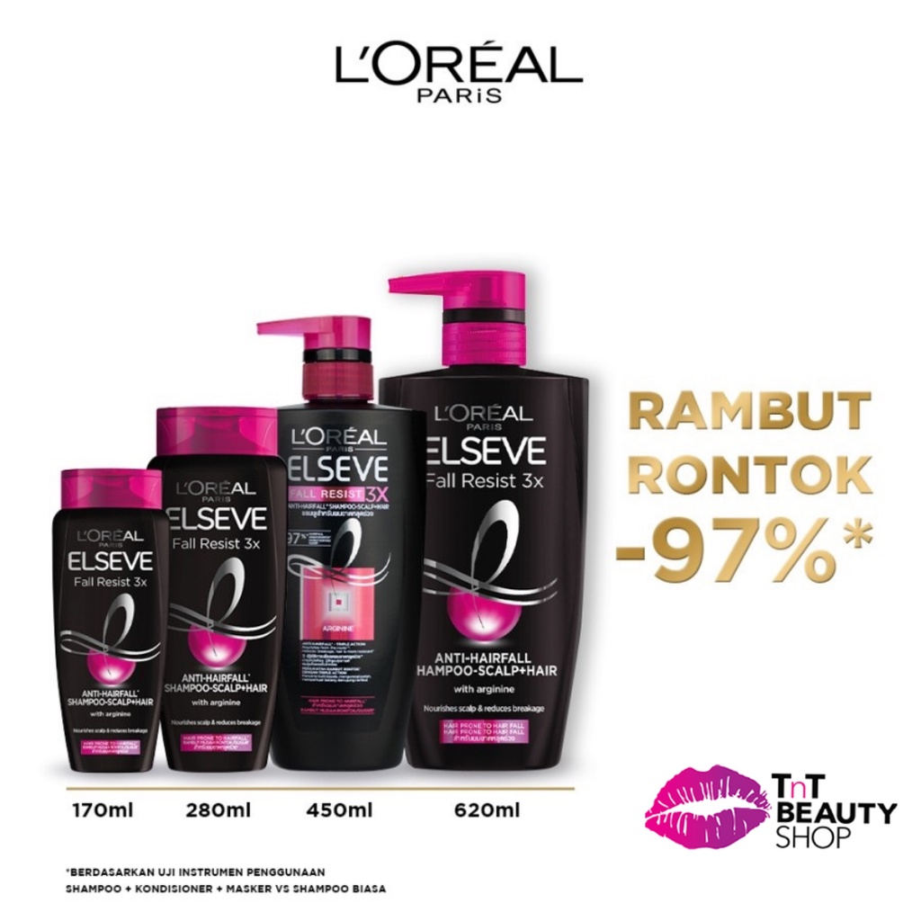 Jual L'Oreal Paris Fall Resist 3x Shampoo - LOREAL Shampoo | Hair Care ...