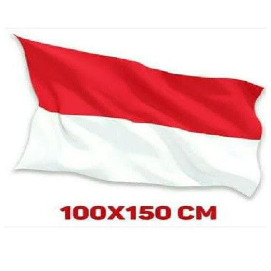 Jual Bendera Merah Putih 100x150cm Bendera Indonesia Agustusan Satin