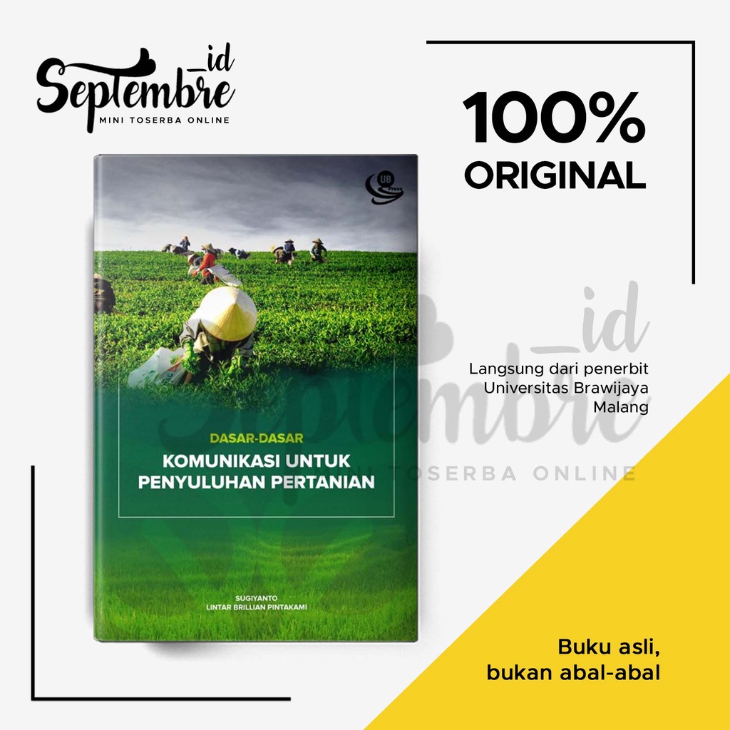 Jual Buku Original Dasar–dasar Komunikasi Untuk Penyuluhan Pertanian ...