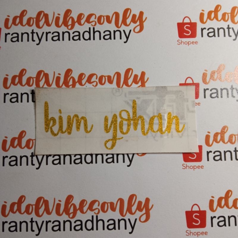 Jual [ dear spica ] — glitter sticker free custom | Shopee Indonesia
