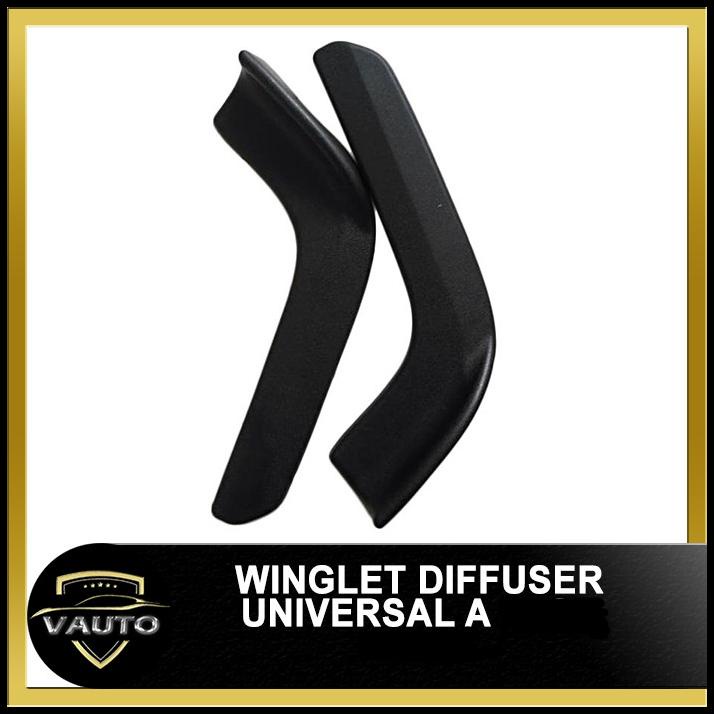 Jual Winglet Diffuser Universal Lips Bumper Wide Body D2 Winglet A ...