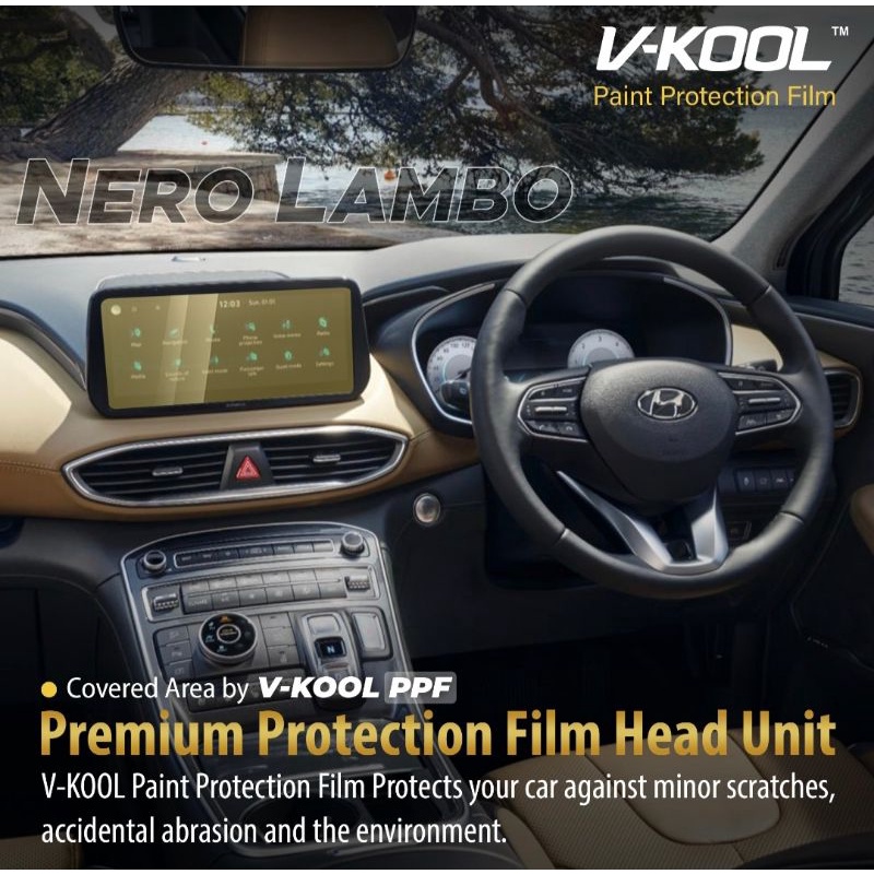 Jual Vkool Interior PPF Hyundai Santa Fe ( Head Unit Only ) | Shopee ...